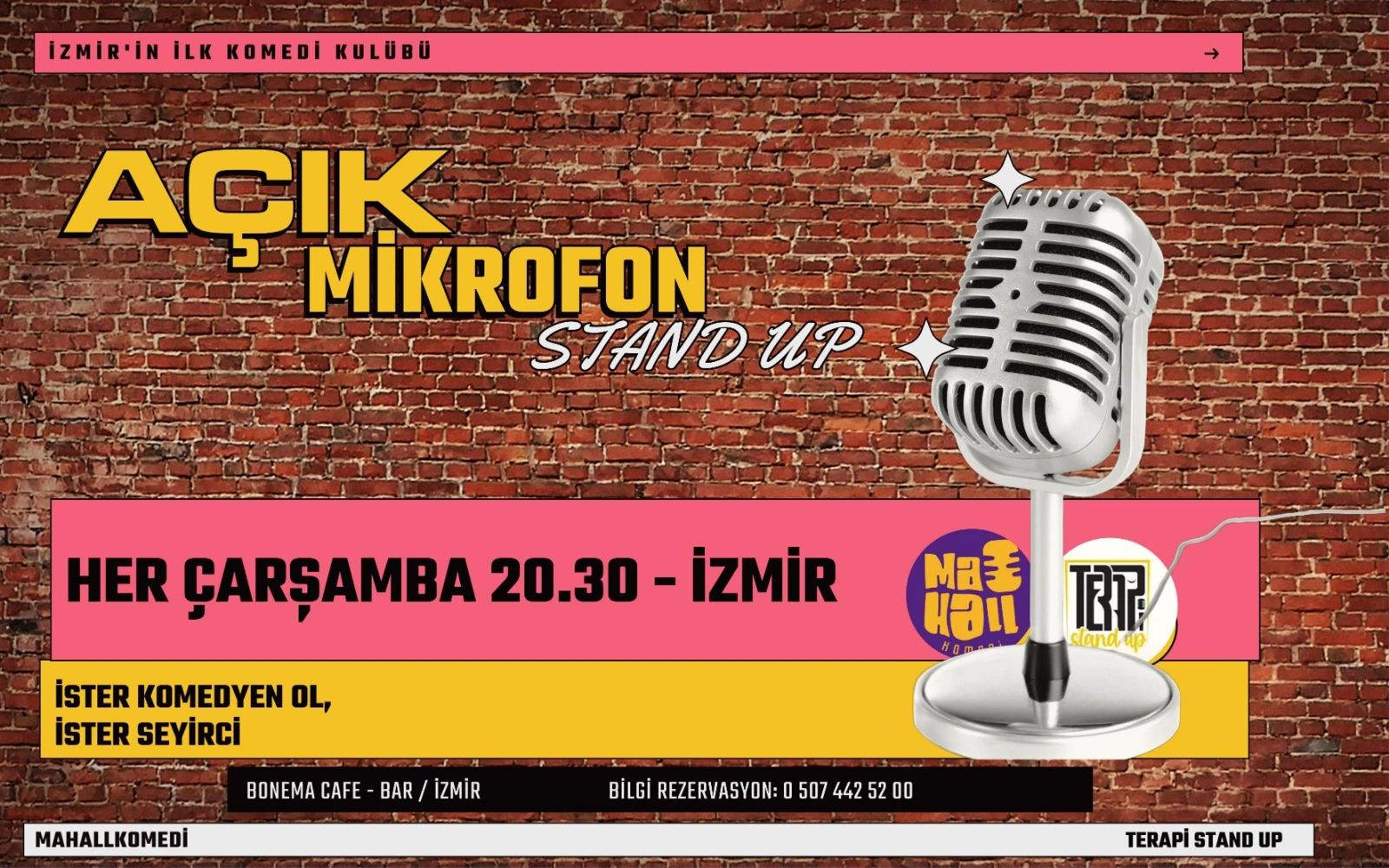 Açık Mikrofon Stand Up Gecesi
