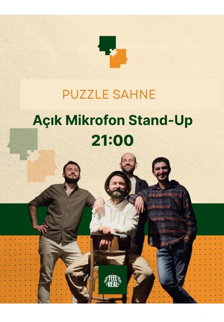 Açık Mikrofon Stand Up - Pazar | Puzzle Social House