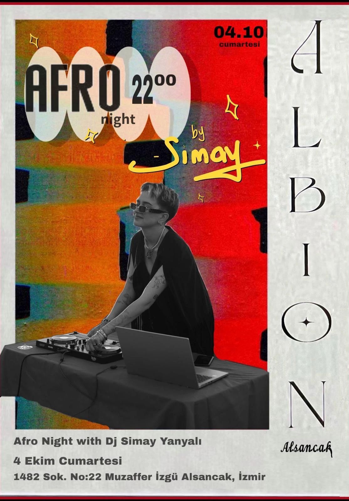 Afro Nıght with DJ Simay Yanyalı