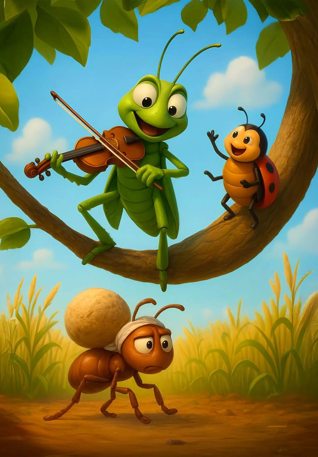 Ağustos Böceği ile Karınca Çocuk Oyunu