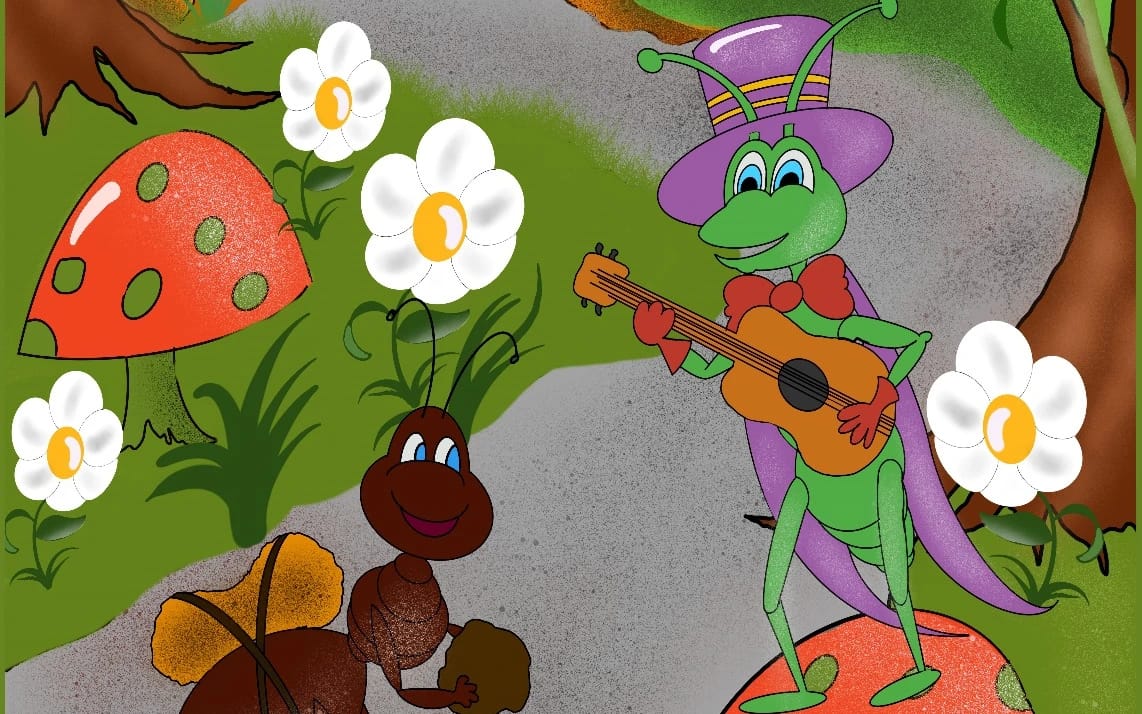 Ağustos Böceği ile Karınca Çocuk Oyunu