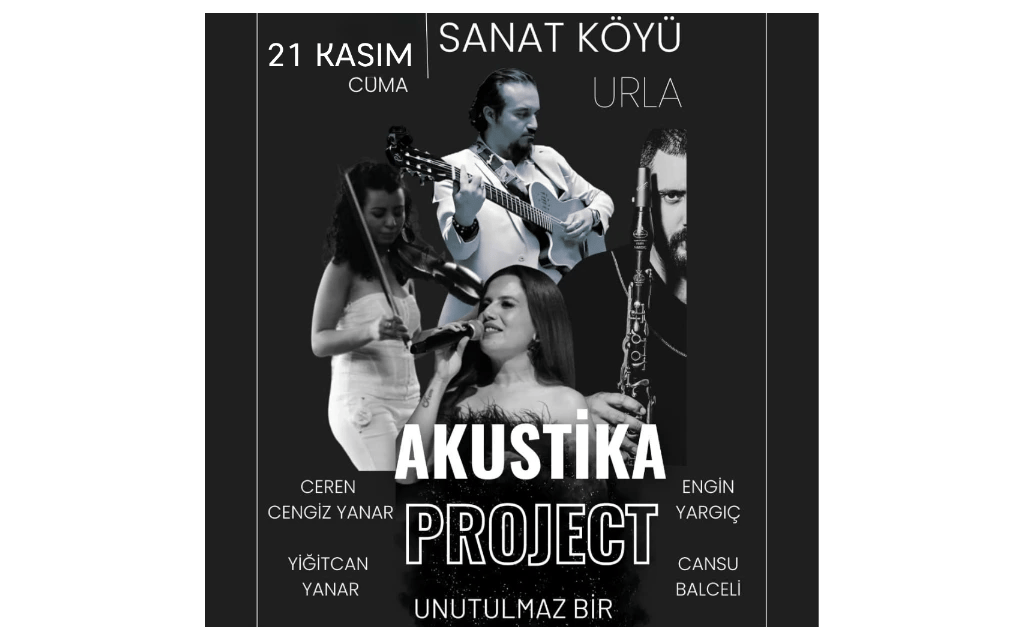 AKUSTİKA PROJECT KONSERİ poster