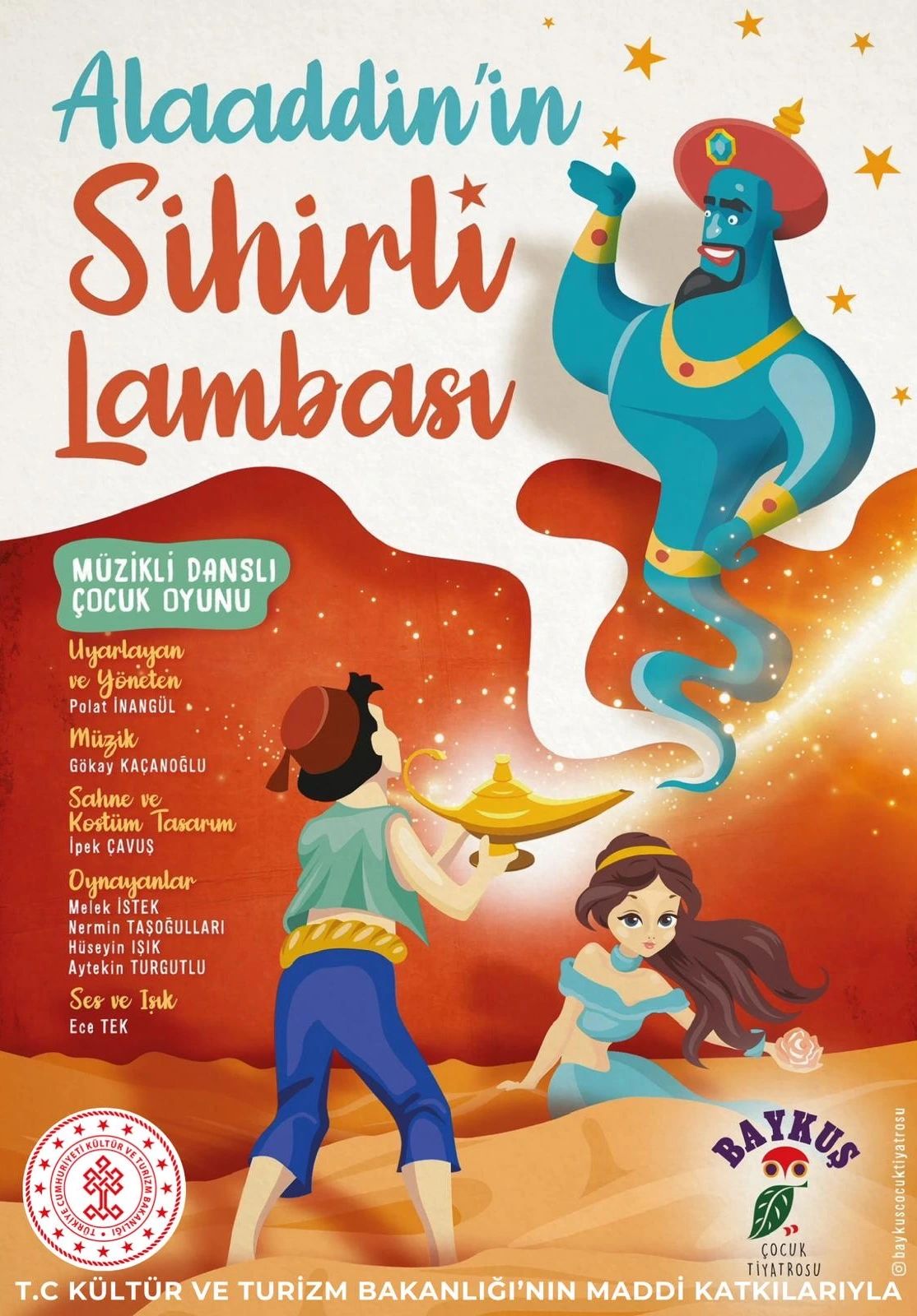 Alaaddin’in Sihirli Lambası Müzikli Danslı Çocuk Oyunu