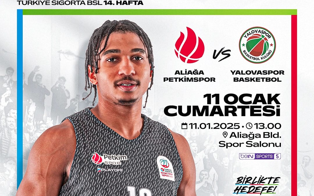 Aliağa Petkimspor - Yalovaspor Basketbol Müsabakası