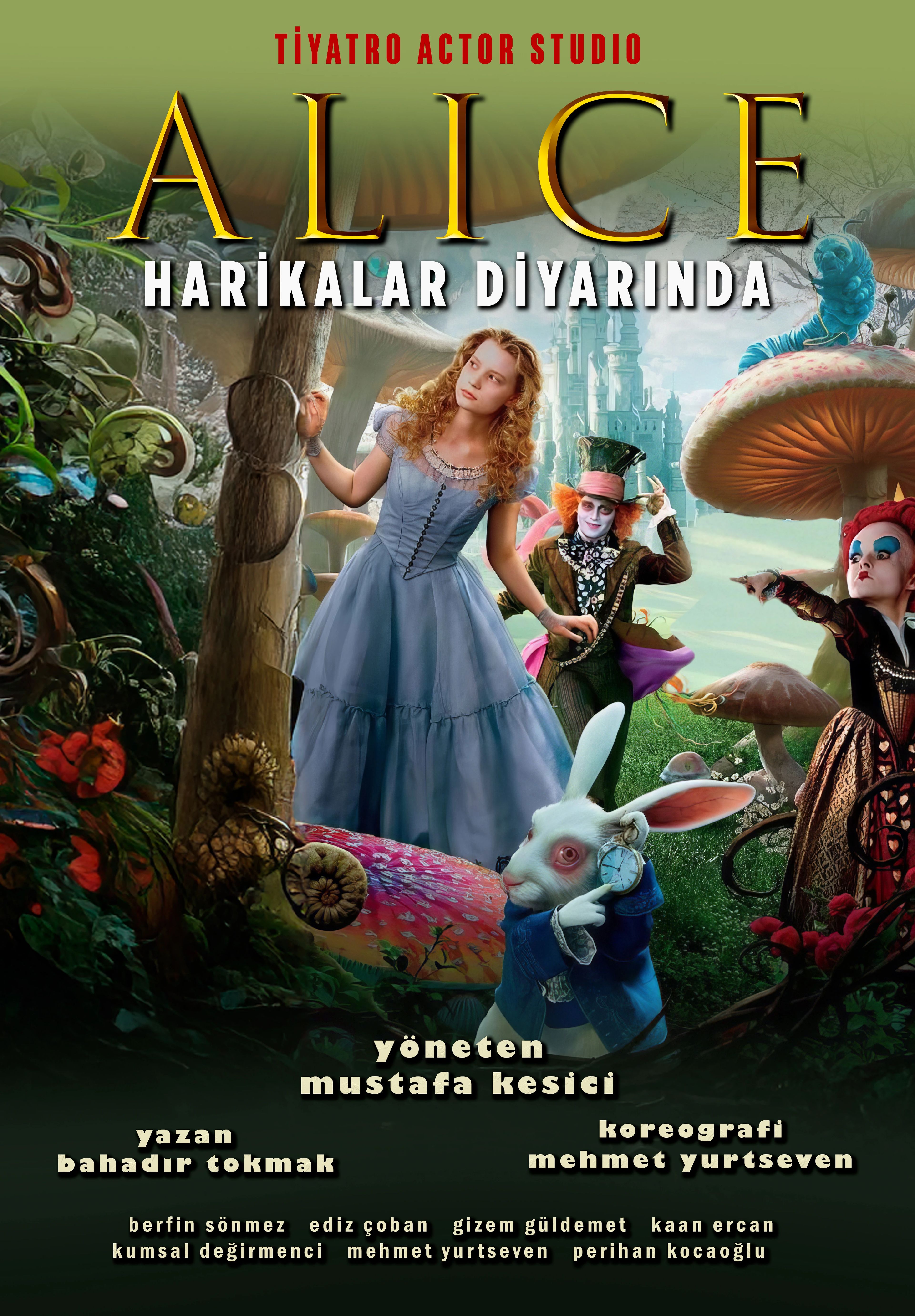 Alice Harikalar Diyarında Danslı Müzikli Çocuk Oyunu