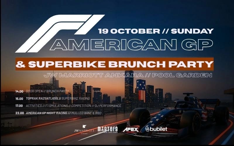 American Gp F1 Watch Party @Jw Marriott Ankara