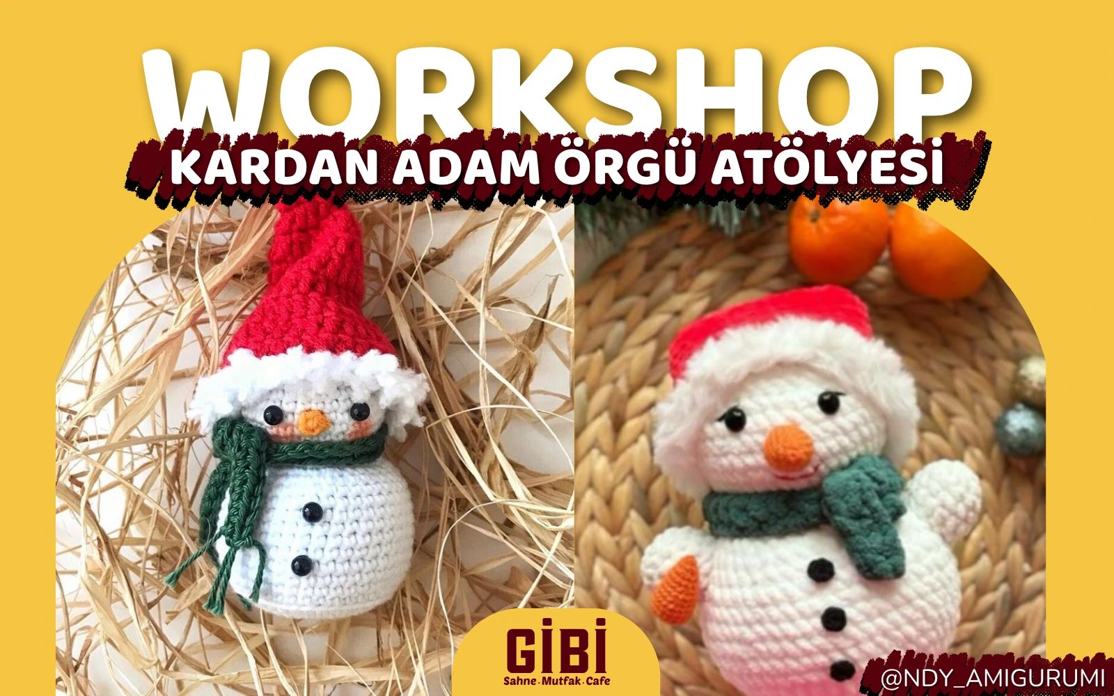 Amigurumi Workshop poster