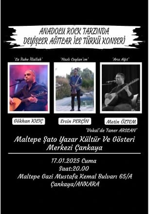 Anadolu Rock Tarzında Deyişler Ağıtlar İle Türkü Konseri