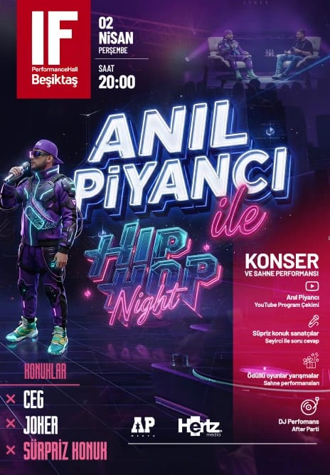 Anıl Piyanci ile Hip Hop Night