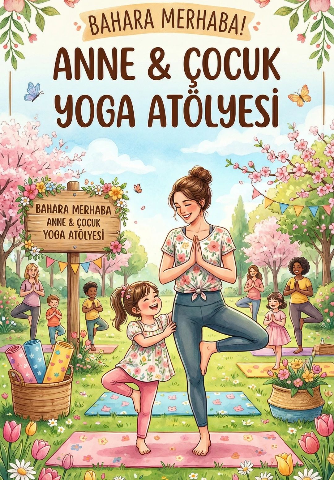 Anne & Çocuk Yogası: Bahara Merhaba!
