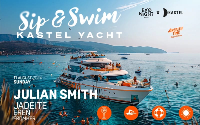 Aperitif Time Presenta: Sip & Swim w/ Julian Smith at KASTEL YACHT