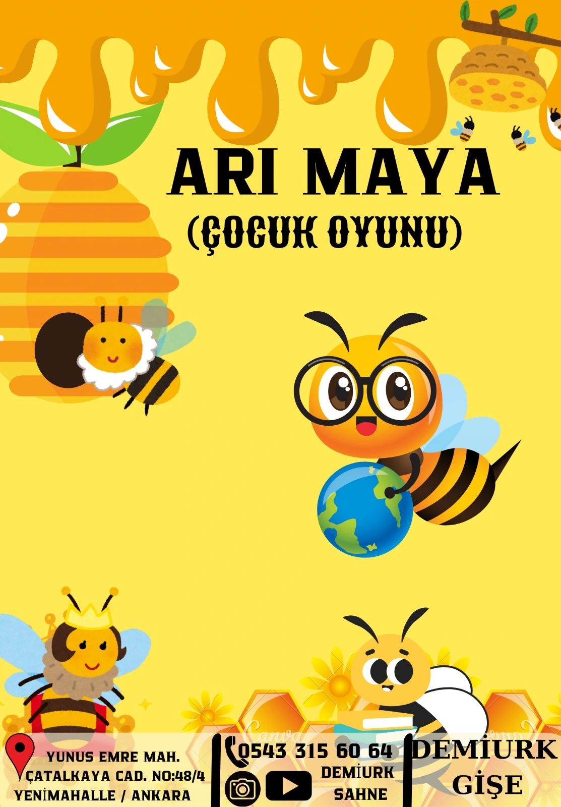 Arı Maya Çocuk Oyunu 