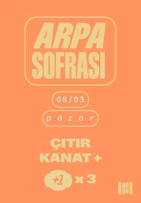 Arpa Sofrası: Çıtır Kanat