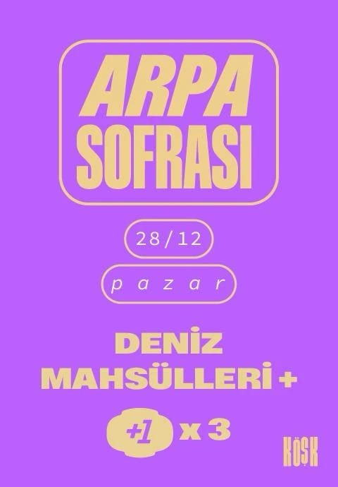Arpa Sofrası: Deniz Mahsulleri