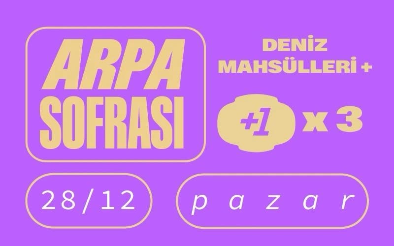 Arpa Sofrası: Deniz Mahsulleri