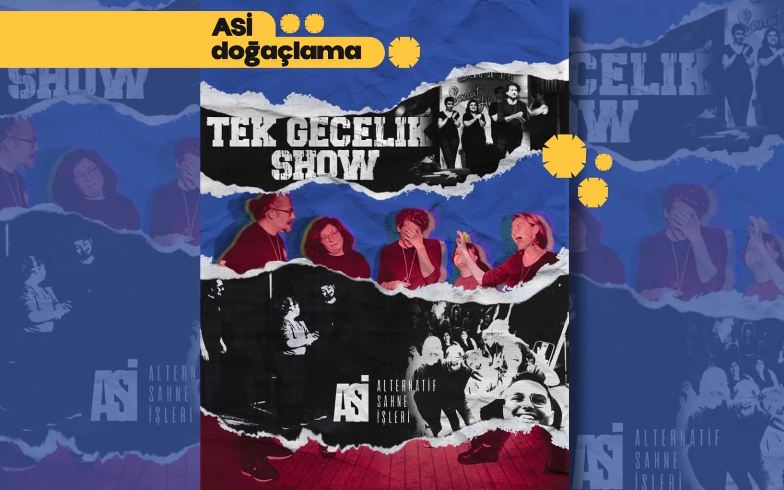 Asi Doğaçlama "Tek Gecelik Show'' poster