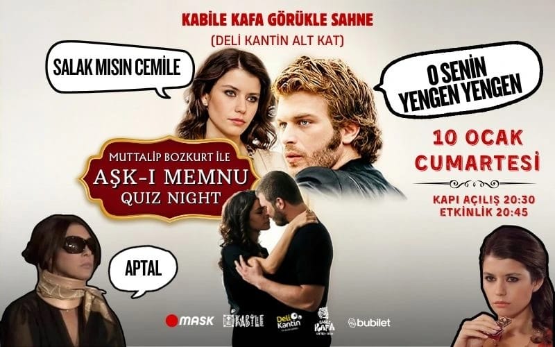 Aşk-ı Memnu Quiz Night- Muttalip Bozkurt ile