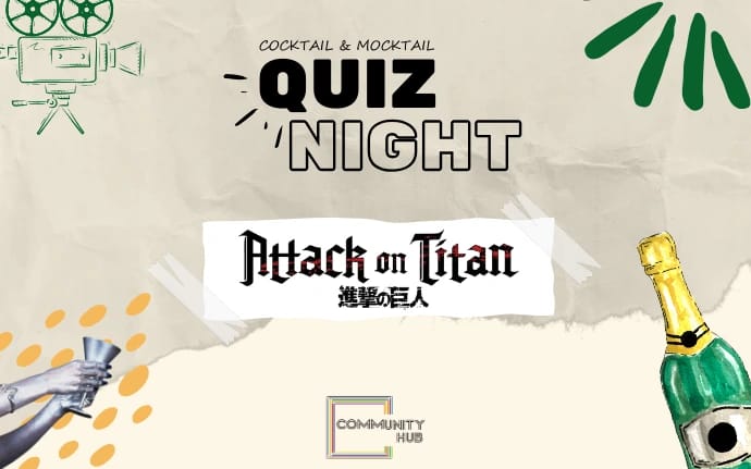 Attack On Titan Quiz Night poster