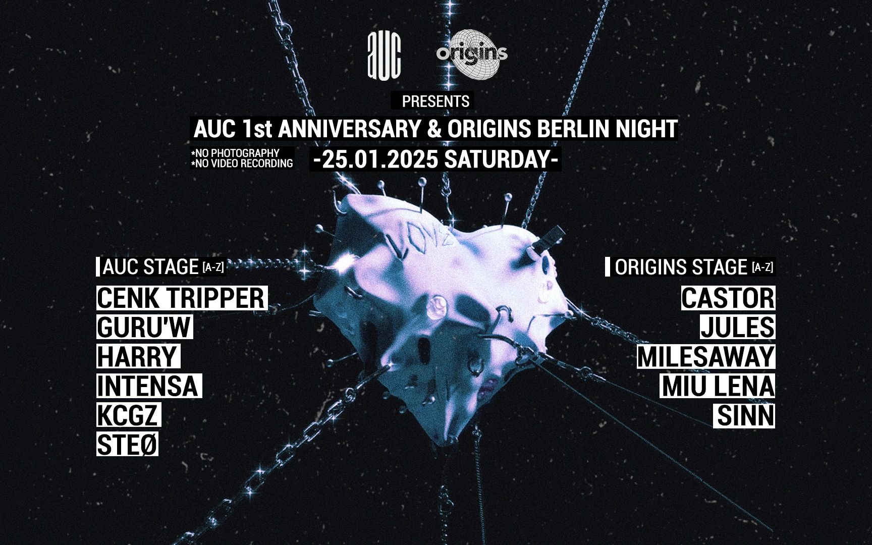 AUC 1st ANNIVERSARY & ORIGINS BERLIN NIGHT