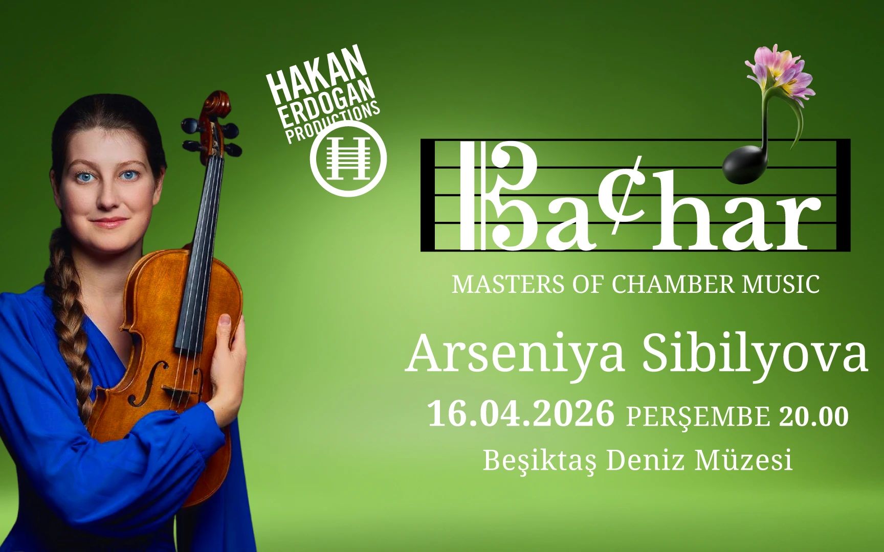 Bachar - Arseniya Sibilyova (Keman) - Bach Partita ve Sonatlar