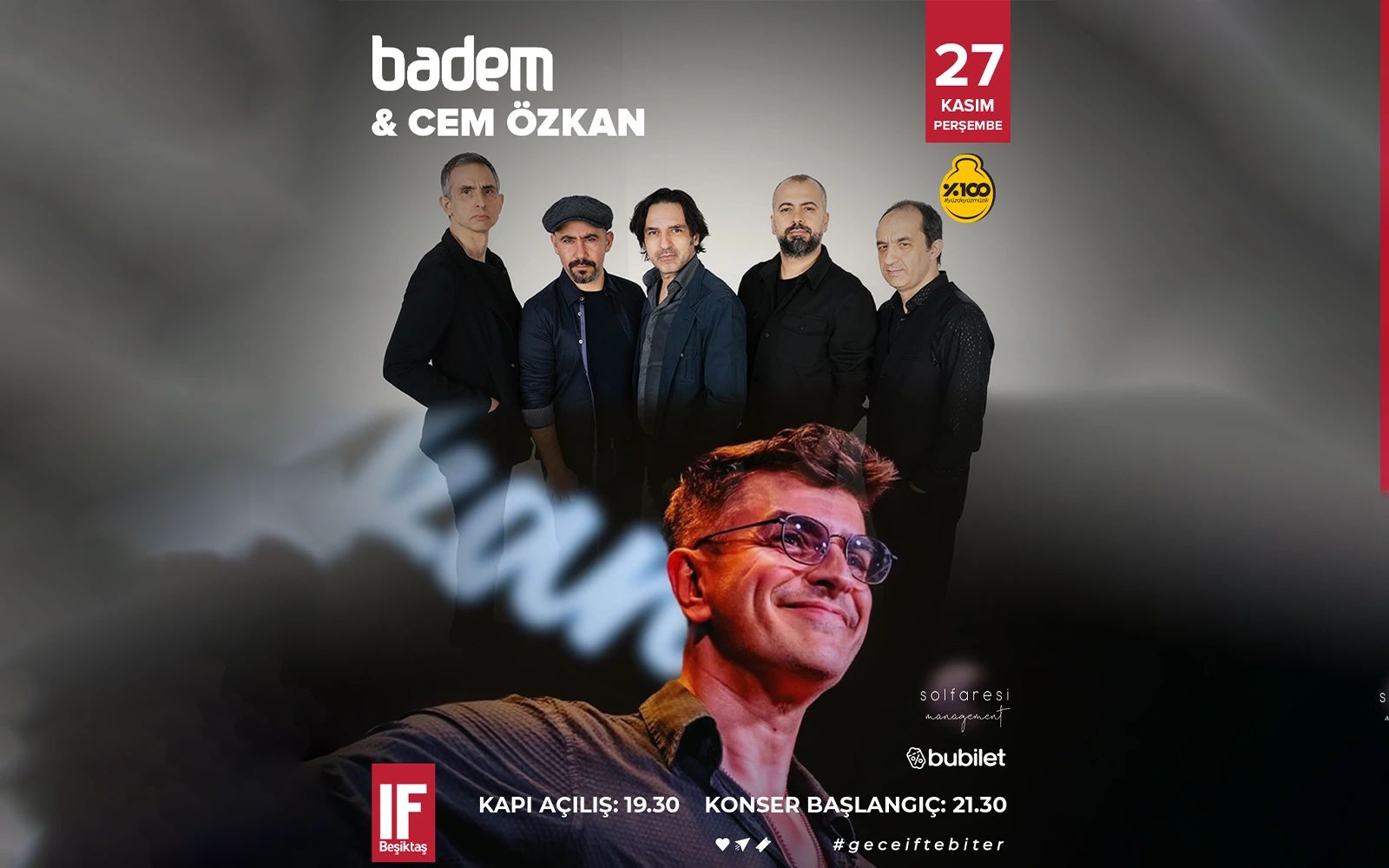 Badem & Cem Özkan Konseri poster