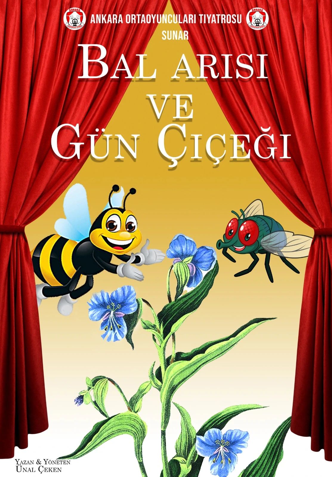 Bal Arısı İle Gün Çiçeği Çocuk Oyunu