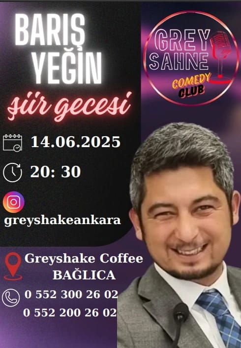 Barış Yeğin Şiir Gecesi