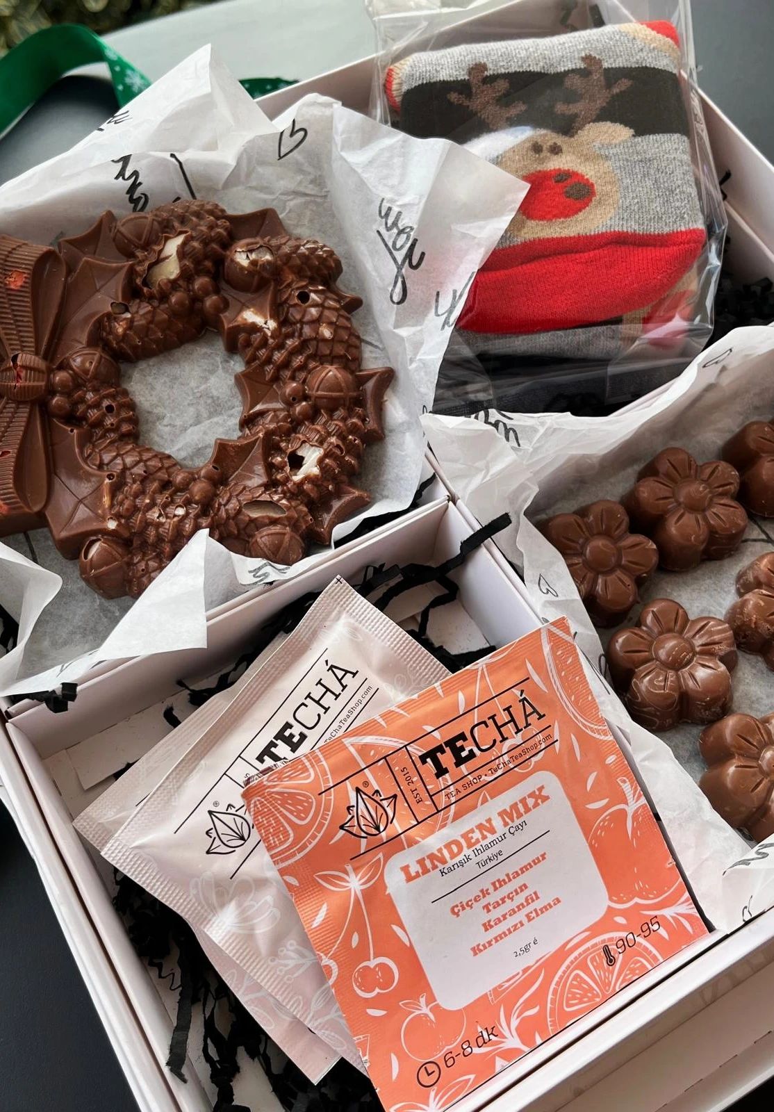 Belçika Çikolatası ile Yılbaşı Kutusu Yapımı