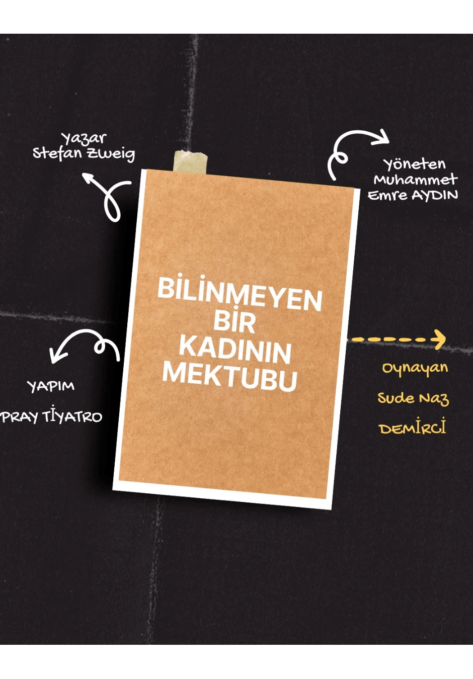 Bilinmeyen Bir Kadının Mektubu Oyunu