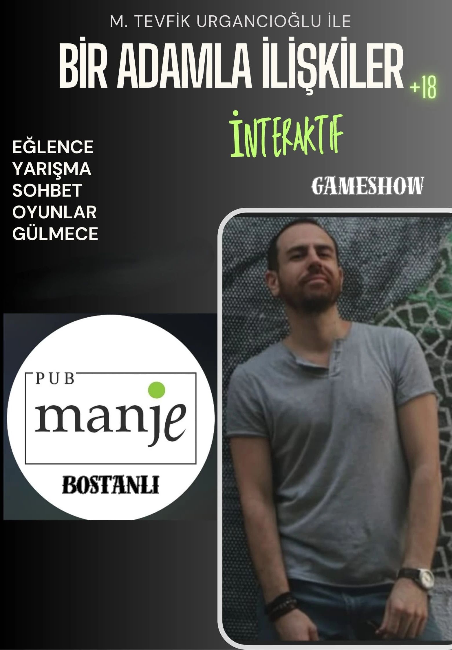 Bir Adamla İlişkiler İnteraktif Game Show Bostanlı