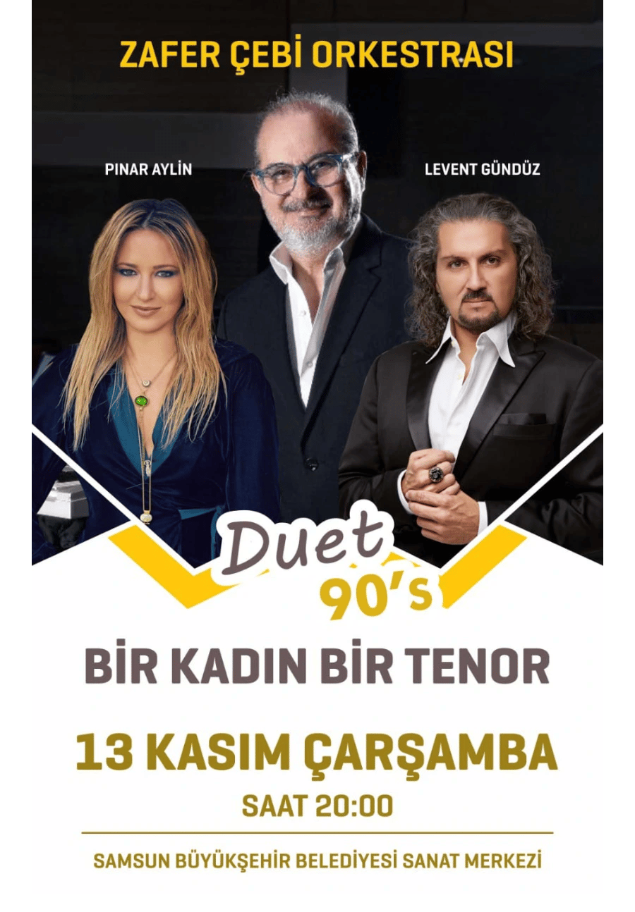 Bir Kadın Bir Tenor Düet 90’s Konseri