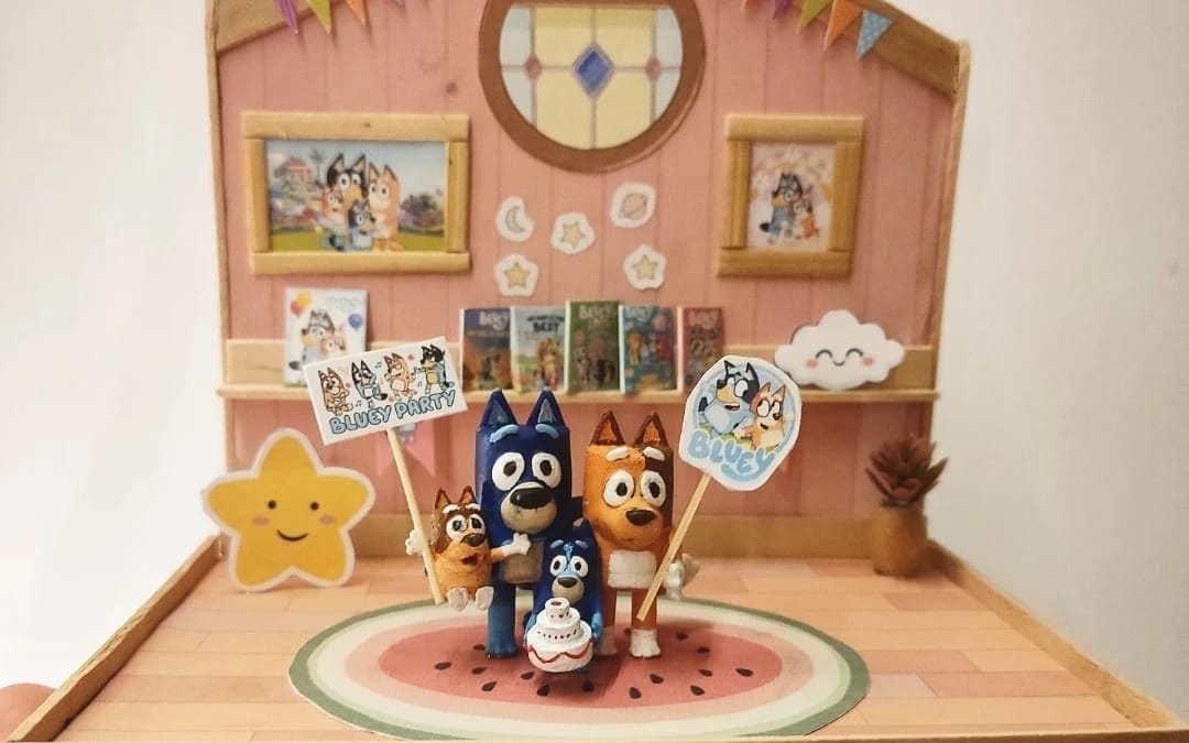 Bluey Diorama Atölyesi poster