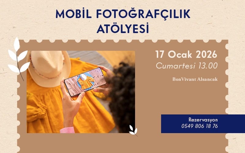 BonVivant Mobil Fotoğrafçılık Atölyesi