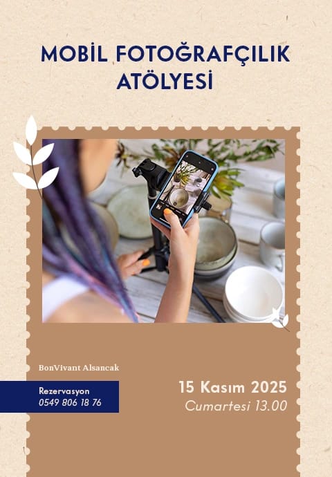 BonVivant Mobil Fotoğrafçılık Atölyesi