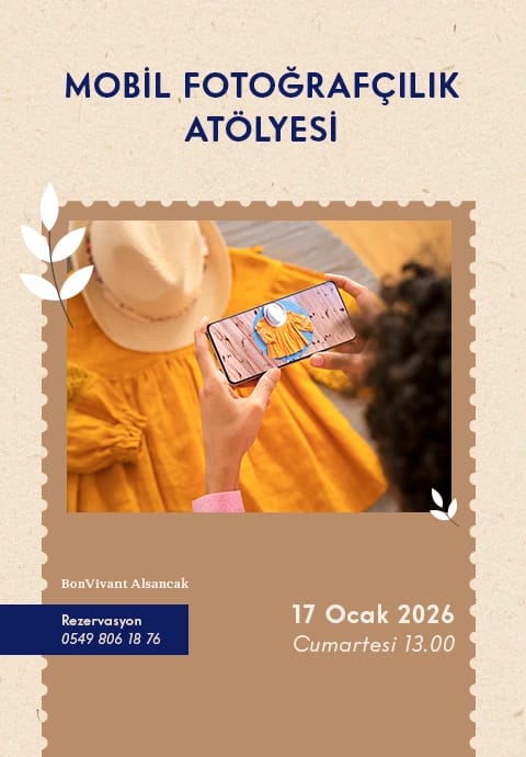 BonVivant Mobil Fotoğrafçılık Atölyesi