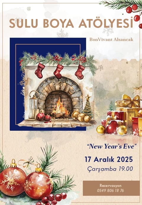 BonVivant Suluboya Atölyesi: New Year’s Eve