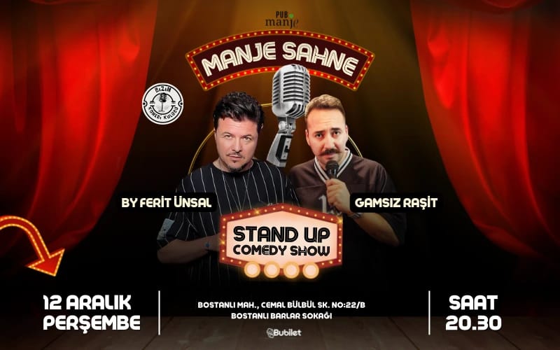 Bostanlı Manje Sahne Stand Up Comedy Show