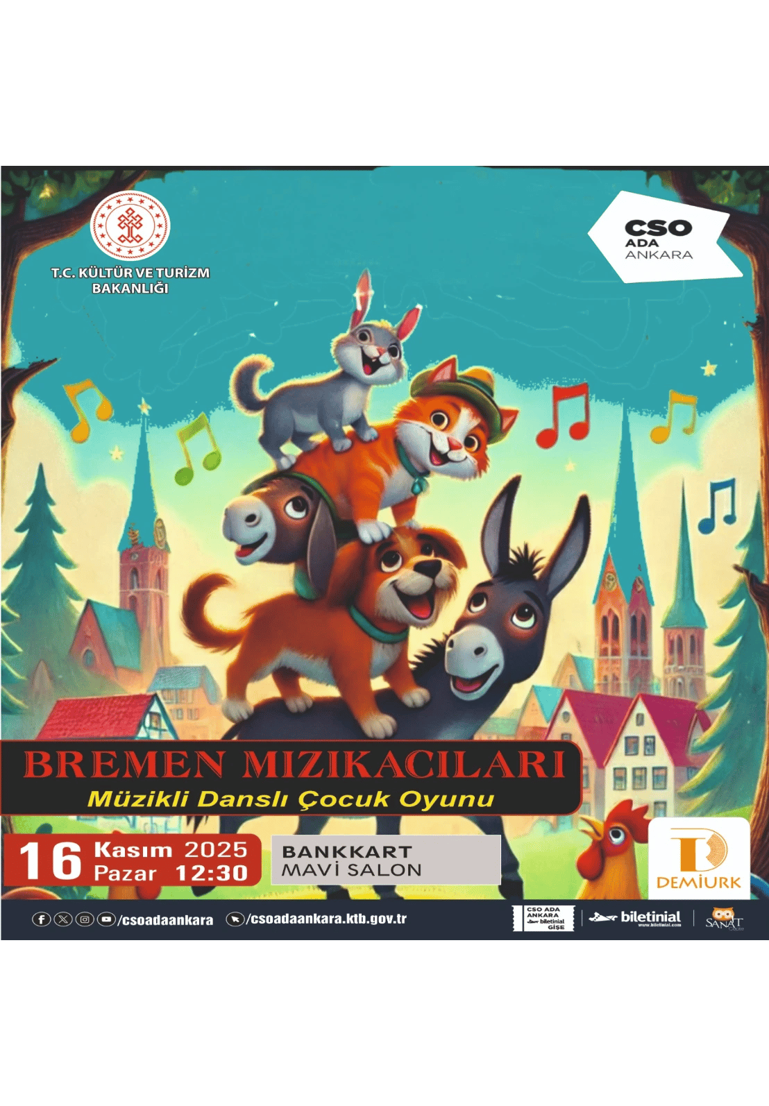 Bremen Mızıkacıları Oyunu