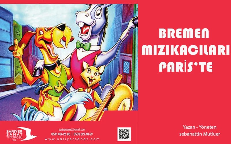 Bremen Mızıkacıları Paris'te poster