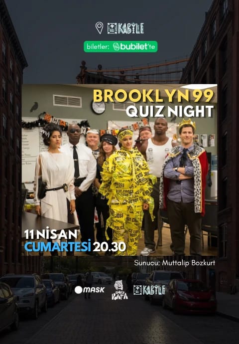 Brooklyn 99 Quiz Night- Mask Dijital