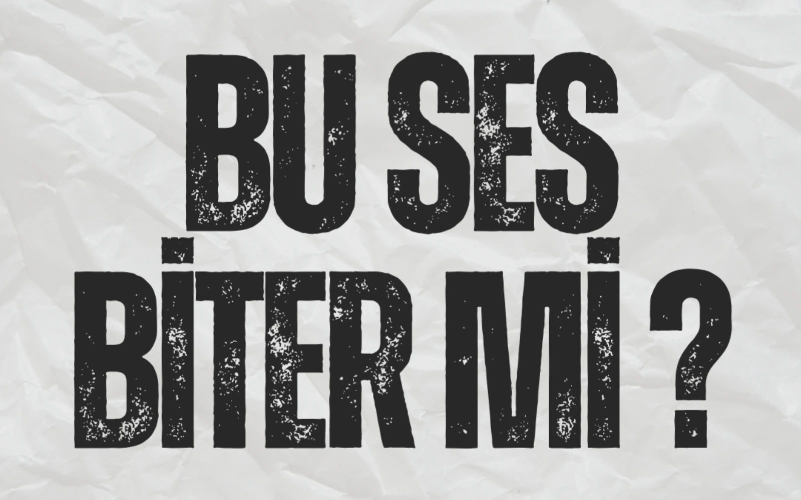 Bu Ses Biter mi? (Kurban Tribüte)