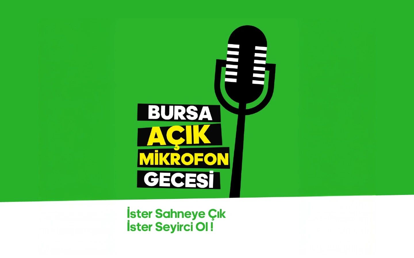 Bursa Açık Mikrofon Stand Up Gecesi