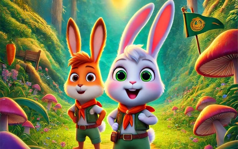 Büyülü Orman ve Altın Havuç poster