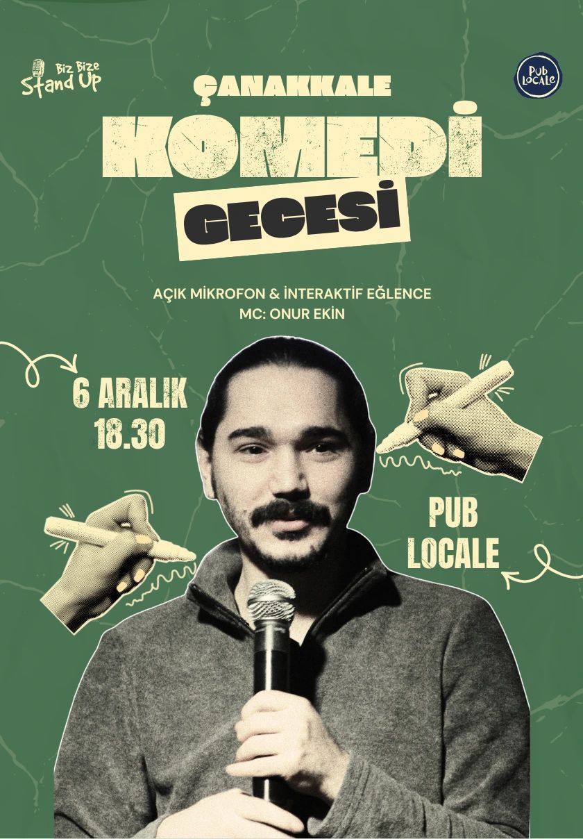 Çanakkale Komedi Gecesi & Açık Mikrofon