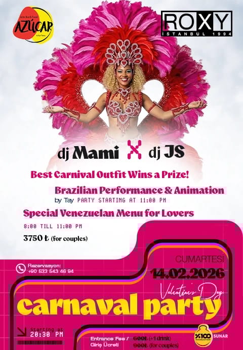 CARNAVAL PARTY & VALENTINE’S DAY