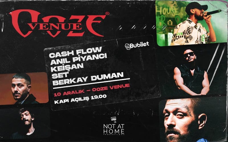 Cashflow & Anıl Piyancı & Keişan  & Set & Dj Berkay Duman Konseri