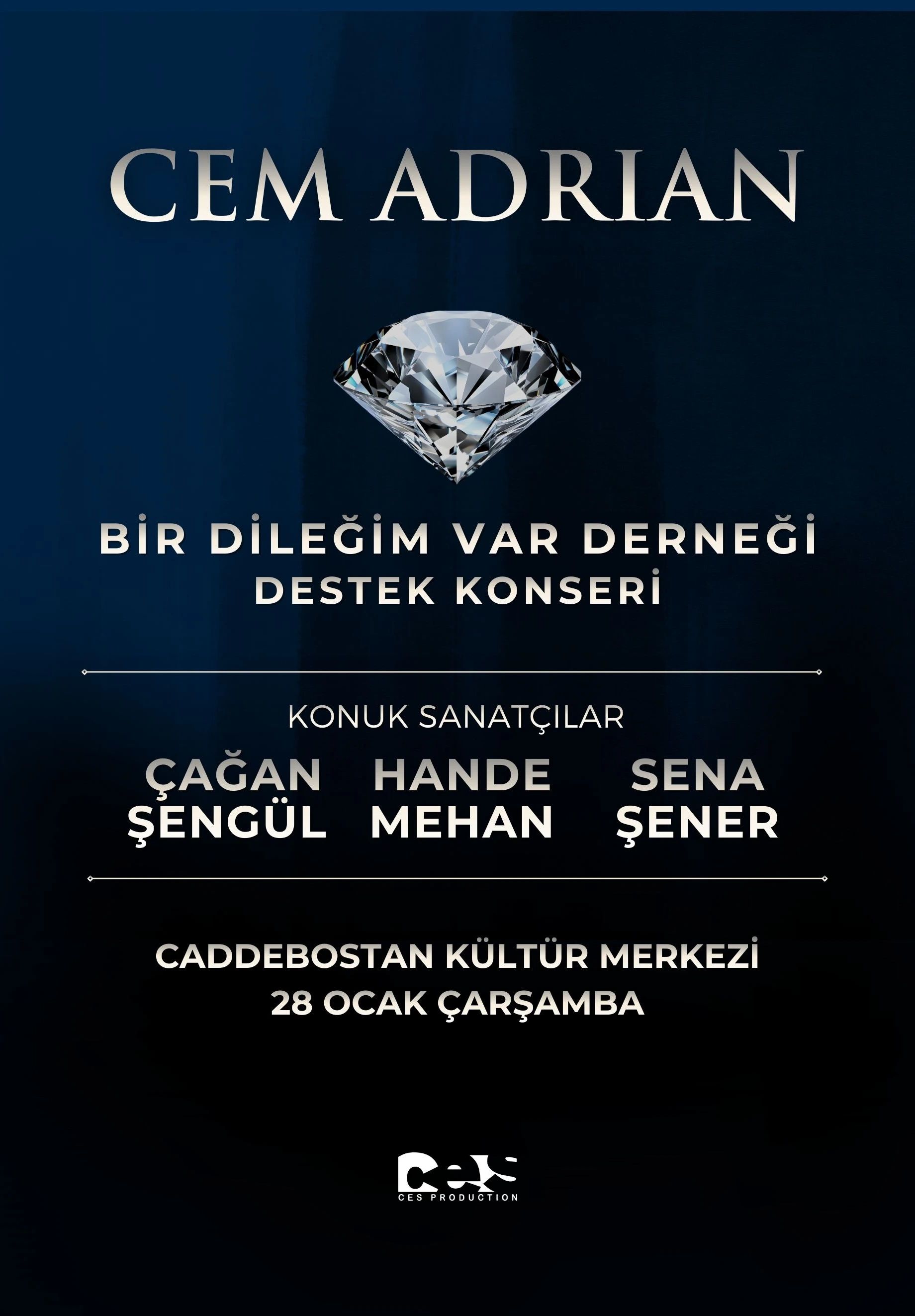 Cem Adrian '' Bir Dileğim Var'' Derneği Destek Konseri