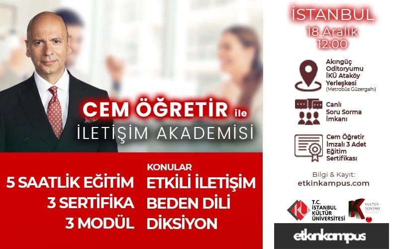 Cem Öğretir ile İletişim Akademisi