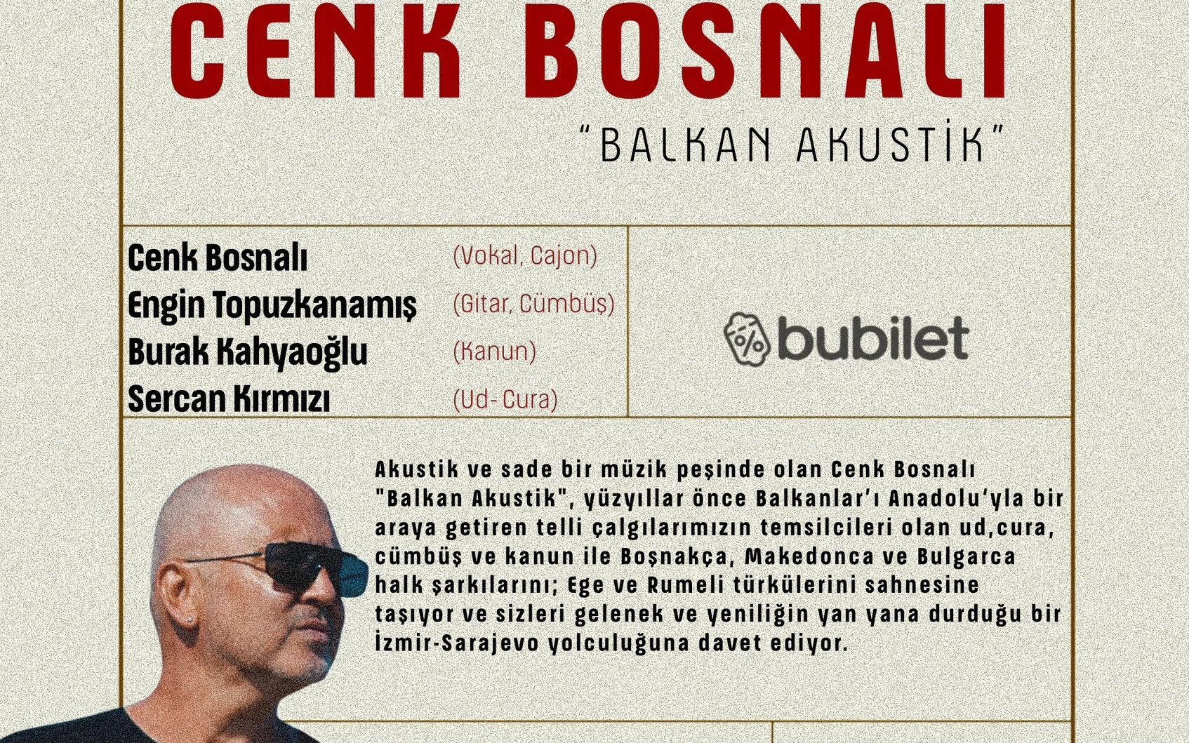 Cenk Bosnalı Balkan Akustik Konseri