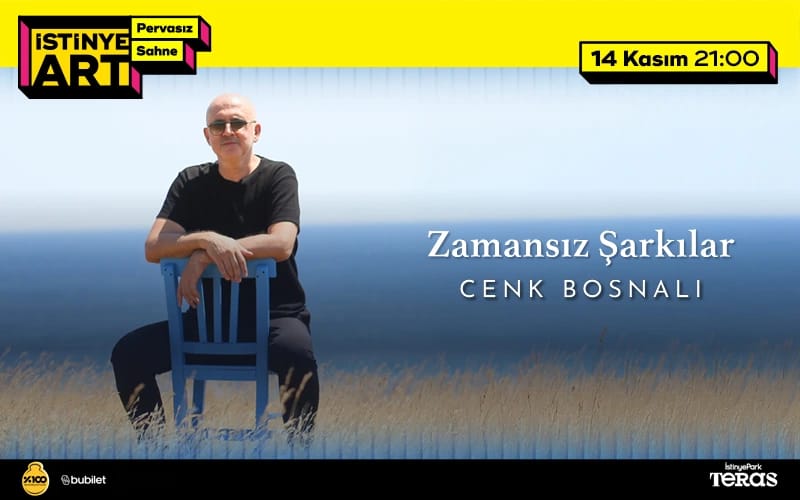 Cenk Bosnalı "Zamansız Şarkılar" Konseri poster